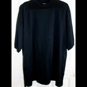 Tricots St Raphael Black Tee Shirt Cotton New XXL